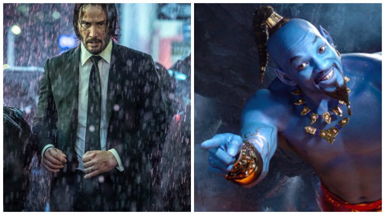 'Aladdin' hedh nga froni 'John Wick 3' [FOTO]