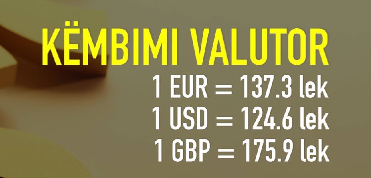 Këmbimi valutor 3 mars