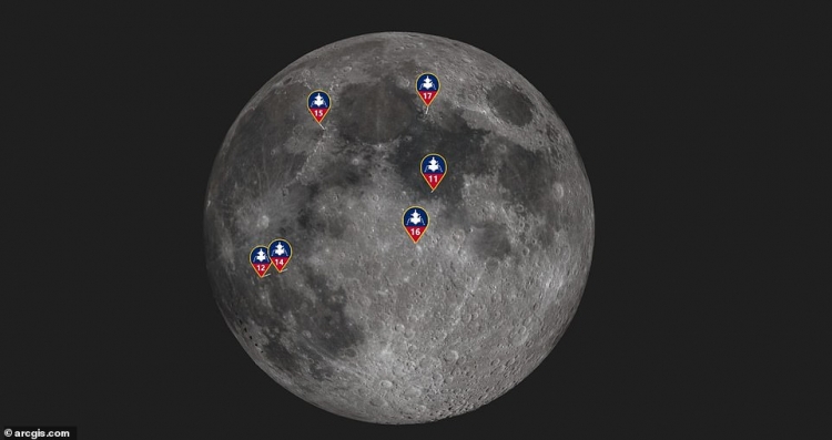 Krijohet harta 3D për të eksploruar Hënën