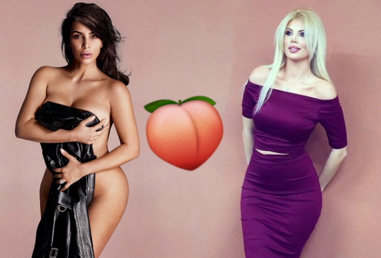 Luana Vjollca “frymëzohet” nga Kim Kardashian. Kush duket më seksi? [FOTO]