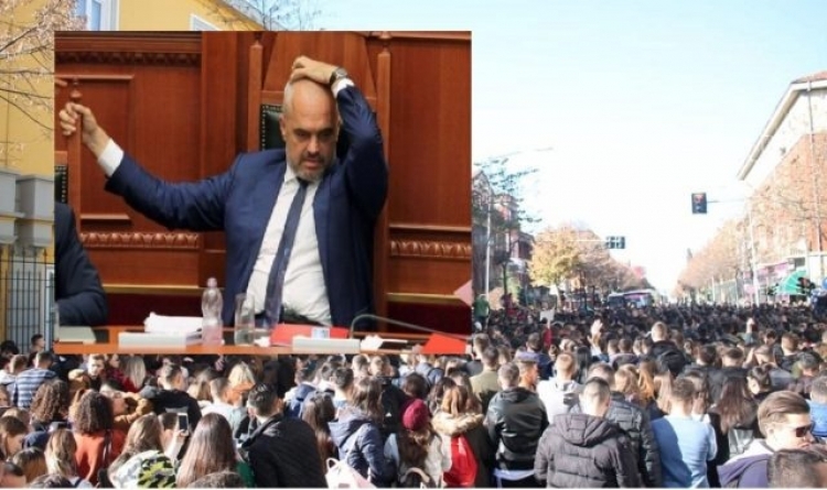 Protesta e studentëve, ironizon kryeministri Rama: I shoh kadrinjtë të agjituar...[FOTO]