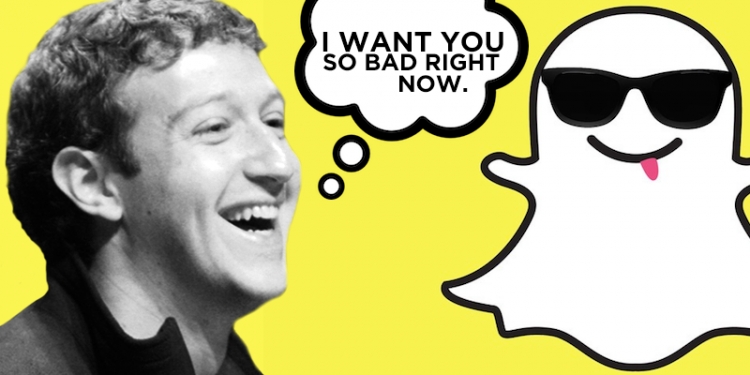 Zuckerberg i trembet Snapchat-it