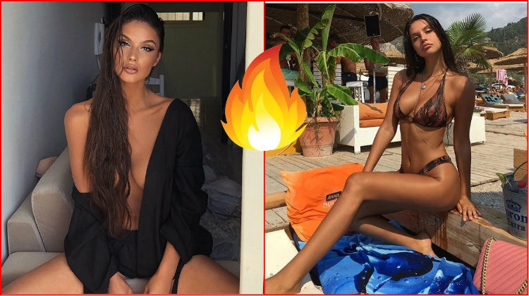 Oriola Marashi “tërbon” rrjetin! Modelja seksi del nga shtëpia me një këmishë nate transparente dhe pa reçipeta, gjoksi i... [VIDEO]