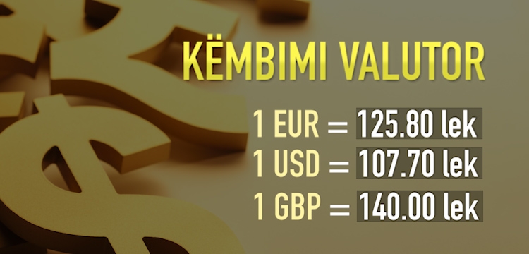 Valuta sot 1 shtator 2018