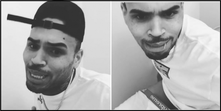 Chris Brown ‘çmend’ rrjetin, poston video duke kryer nevojat personale [VIDEO]