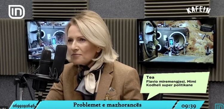 KafeIN/Mimi Kodheli vlerëson deputetin Braçe: Unë jam supernënë, ai superdeputet! [VIDEO]