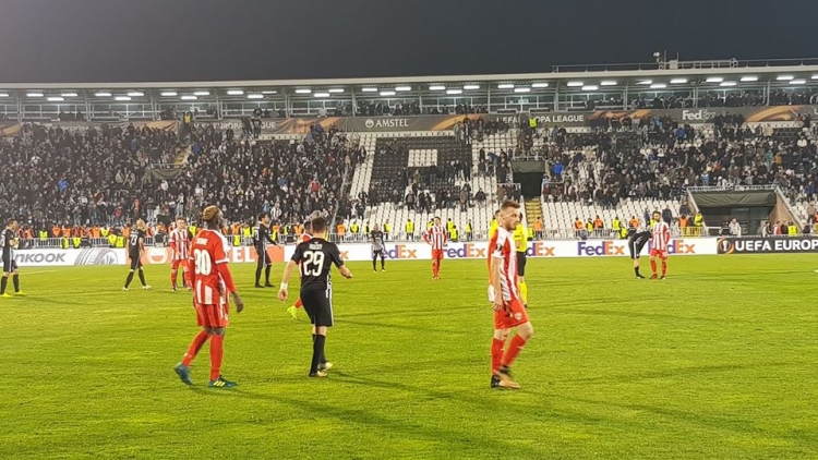 Përfundon takimi, Skënderbeu mposhtet 2-0 nga Partizani i Beogradit [VIDEO]