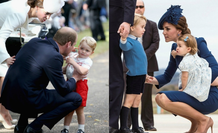 Do të habiteni pse princi William dhe Kate Middleton ulen në gjunjë kur flasin me fëmijët