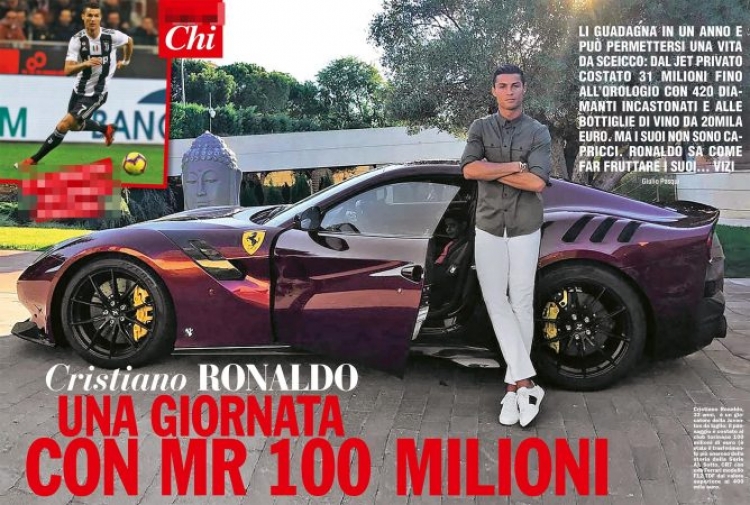 Një ditë me zotërinë “100 milionësh”! Nga ora super luksoze, tek vila gjigande dhe dasma e ardhshme e C.Ronaldos[FOTO]