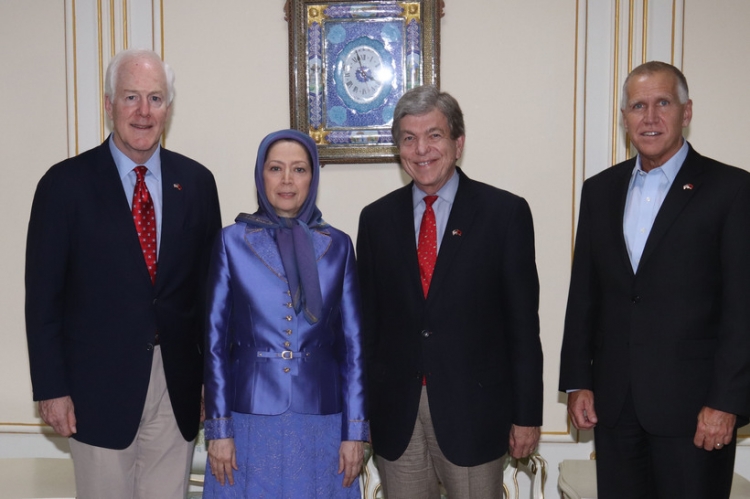 Senatorët amerikanë takojnë në Shqipëri, udhëheqësen e opozitës iraniane[FOTO]