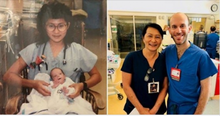 I shpëtoi jetën kur lindi, pas 28 vitesh zbulon se e ka koleg