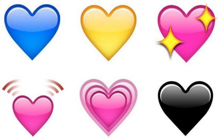 I keni përdorur kot së kot; Do habiteni kur të mësoni kuptimet që fshihen pas zemrave emoji me ngjyra të ndryshme