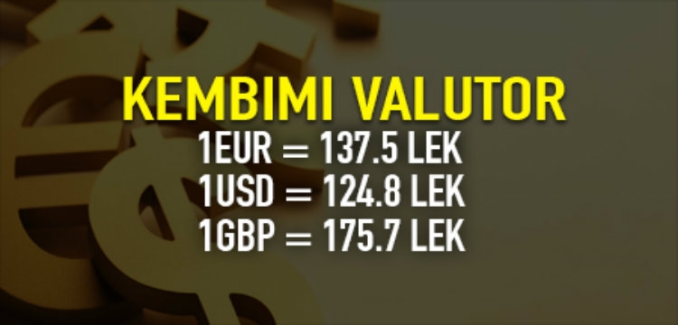 Këmbimi Valutor 25 Shkurt 2016