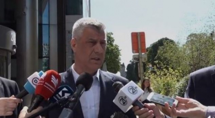 Përfundon shpejt takimi Thaçi -Vuçiç. Thaçi: Serbia ende na konsideron pjesë të saj