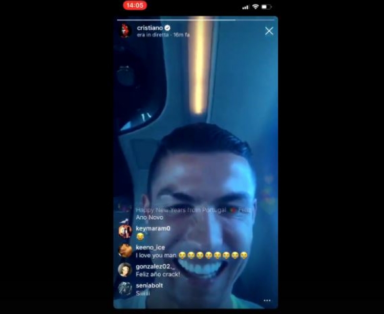 Cristiano Ronaldo çon peshë zemrat e italianëve natën e Vitit të Ri! Ja mesazhi që ka për të gjithë ndjekësit