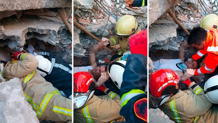 Rëndohet numri i viktimave! Gjendet i vdekur një person, por shihni momentin e shpëtimit të 33-vjeçar pas 2 ditësh nën rrënoja! [VIDEO[