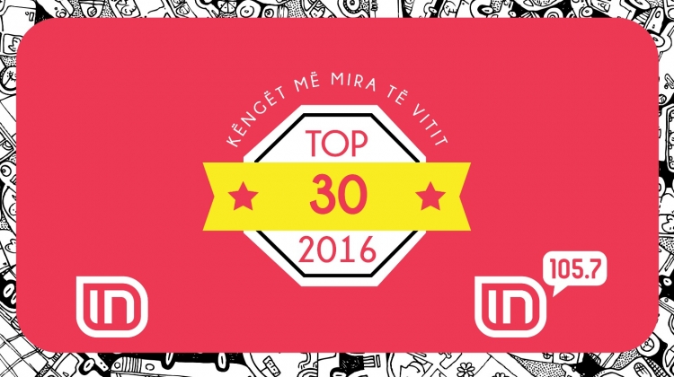 Top30 më të mirët e 2016-ës. Ja cila është kënga më e dëgjuar [VIDEO]