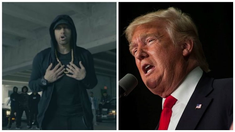 “Ti je gjysh racist”, shikoni çfarë i thotë Eminem, presidentit  Donald Trump [VIDEO]