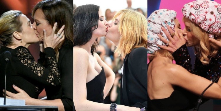 Yjet e kinemasë dhurojnë show, puthje lesbike mes tyre [FOTO]