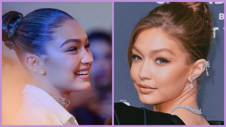 E bukur dhe mahnitëse, Gigi Hadid shkëlqen me fustanin e dizenjuar nga…[FOTO]