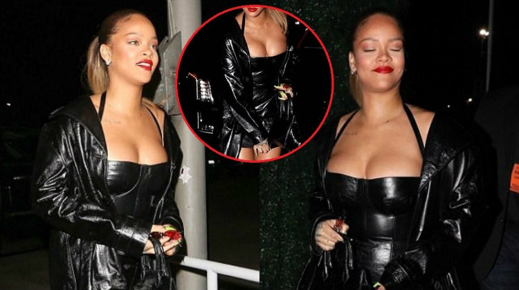 Rihanna “çmend” paparacët dhe mundohet të fshehë unazën me diamante [FOTO]