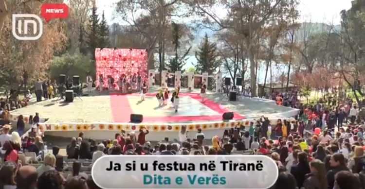 Ja si u festua Dita e Verës në Tiranë [VIDEO]