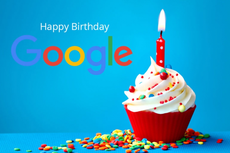 Gëzuar ditëlindjen Google