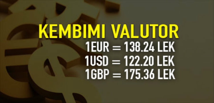 Këmbimi Valutor 18 Mars 2016