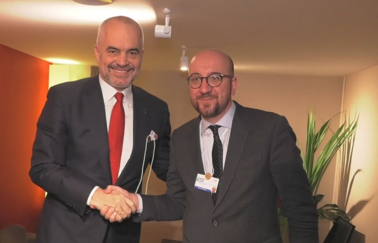Davos,Rama takon kryeministrin belg: Të angazhuar për çeljen e negociatave