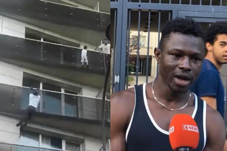 Emigranti ‘Spiderman’ mahnit Francën. Shpëton një 4-vjeçar të varur në ballkon[VIDEO]