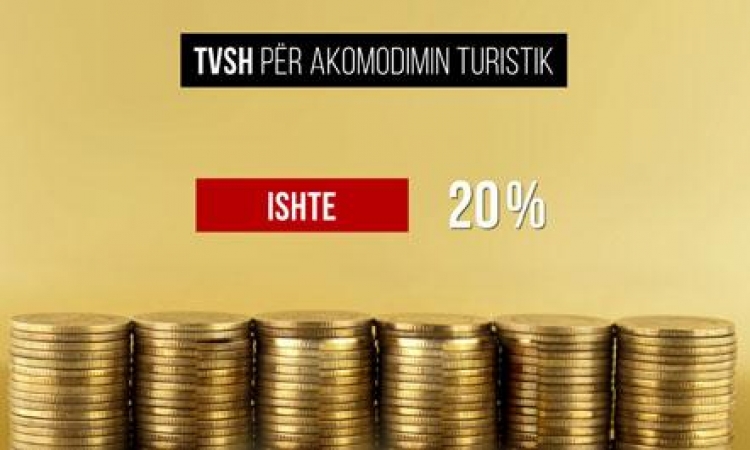 TVSH-ja për akomodimin në sektorin e turizmit do jetë 6%