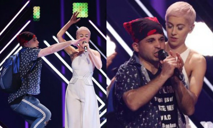Skandali në Eurovision/ I mori mikrofonin këngëtares britanike gjatë performancës, zbulohet çfarë tha personi