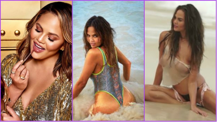 Chrissy Teigen shtoi 27 kilogramë në shtatzëni, modelja tregon si mësoi të pranojë ndryshimet drastike në trupin e saj…[FOTO]