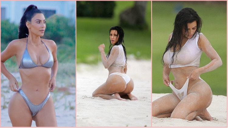 Kim Kardashian zbulon pozën e preferuar në plazh dhe me bast që do e bëjnë të gjitha vajzat shqiptare! [FOTO]