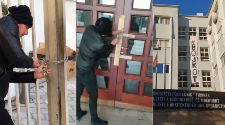 Gozhduan dhe mbyllen dyert e fakulteteve, shoqërohen në polici 2 studentë