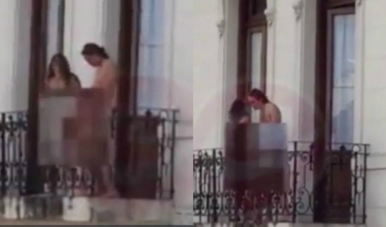 “Nuk duan t’ia dinë”, çifti kryen marrëdhënie seksuale në ballkon, qytetarët e duartrokasin [Video+18]