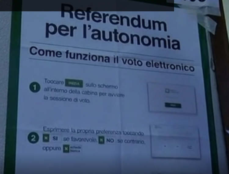 Një leksion demokracisë në Evropë, Veneto e Lombardia zgjodhën autonominë