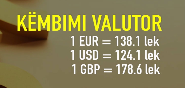 Këmbimi Valutor 10 Shkurt 2016