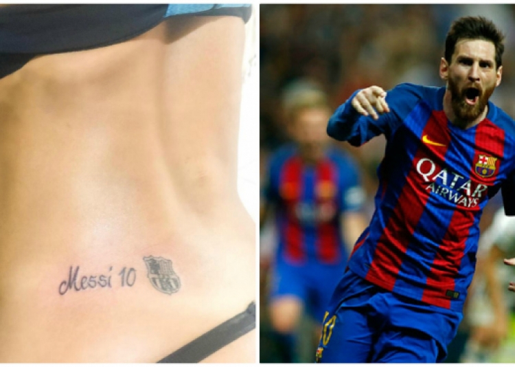 Modelja braziliane e fiksuar pas Lionel Messit, bën tatuazh emrin e tij në zonën intime [FOTO]