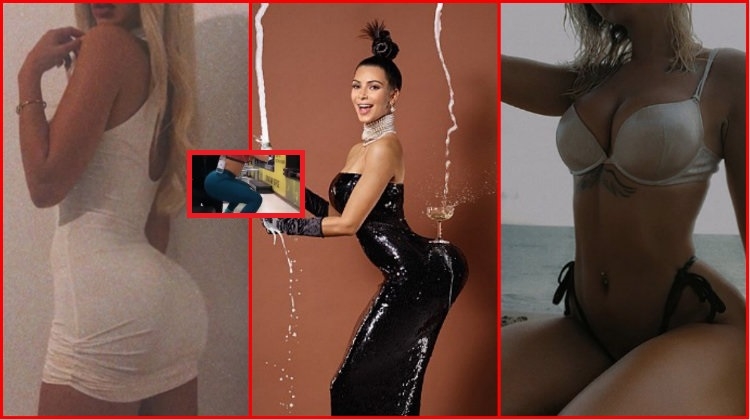 Ndoshta foto e Kim Kardashian ishte PHOTOSHOP, por këngëtarja SHQIPTARE seksi mban shishen me të pasme dhe bën...! [VIDEO]