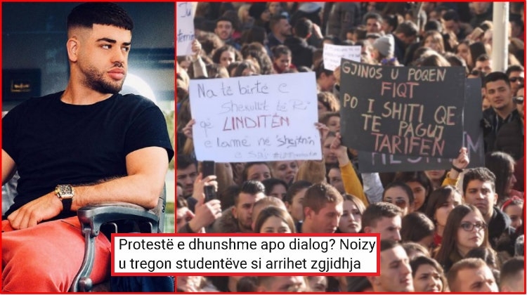 ''Ky është turp'', Noizy u tregon studentëve si arrihet zgjidhja, ata ''e kryqëzojnë'': Ke marrë MILIONAT vetëm për...[FOTO]