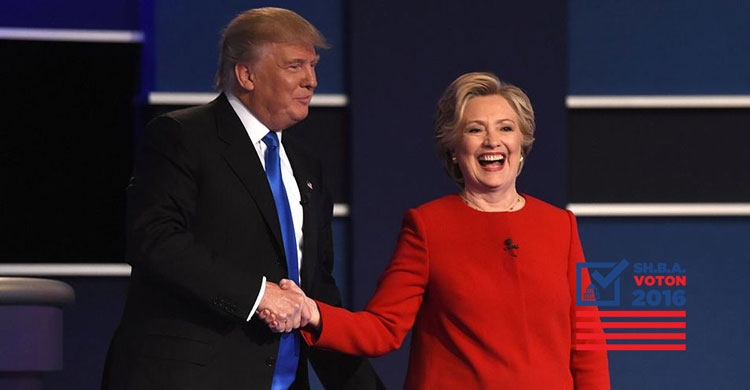 Sondazhet në favor të Clinton, kryeson me 4 pikë më shumë se Trump
